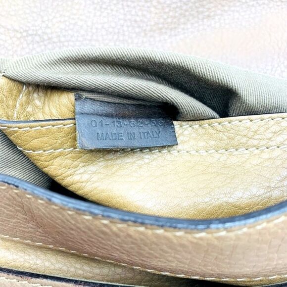 Auth Chloe Marcie Medium Tan Leather Crossbody Saddle Bag Good Preloved Bag - Picture 15 of 15